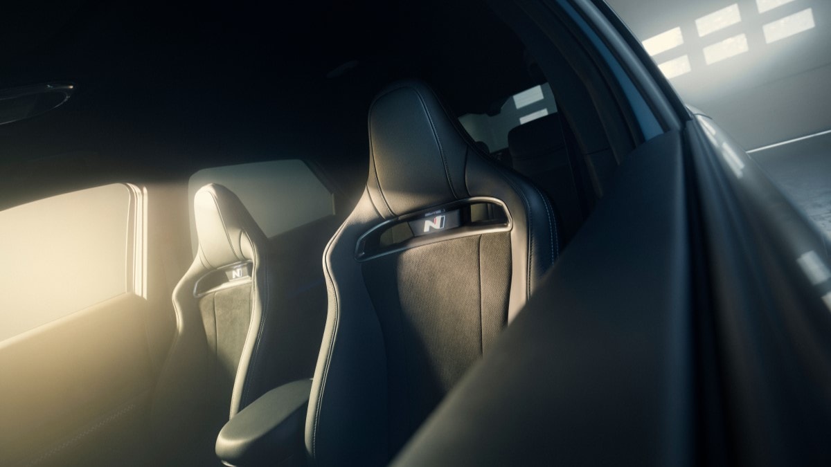 The seats of the 2024 Hyundai Ioniq 5 N
