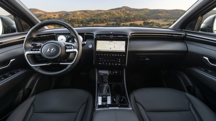 The cabin of the 2024 Hyundai Santa Cruz XRT