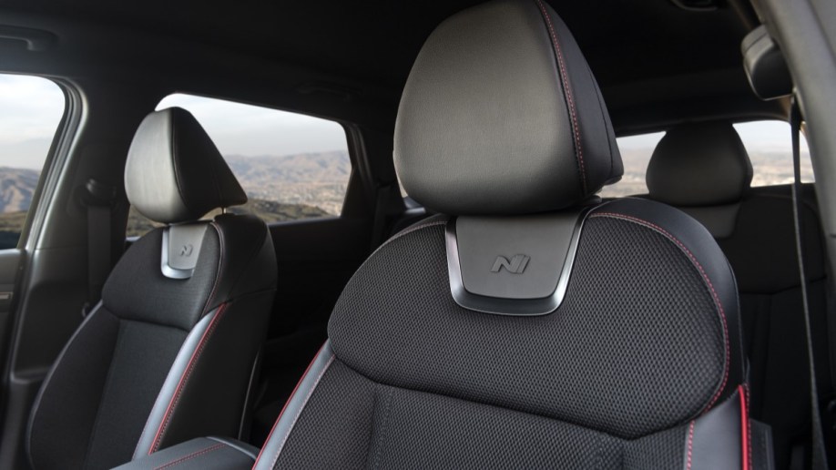 The interior of the 2024 Hyundai Tucson N Line