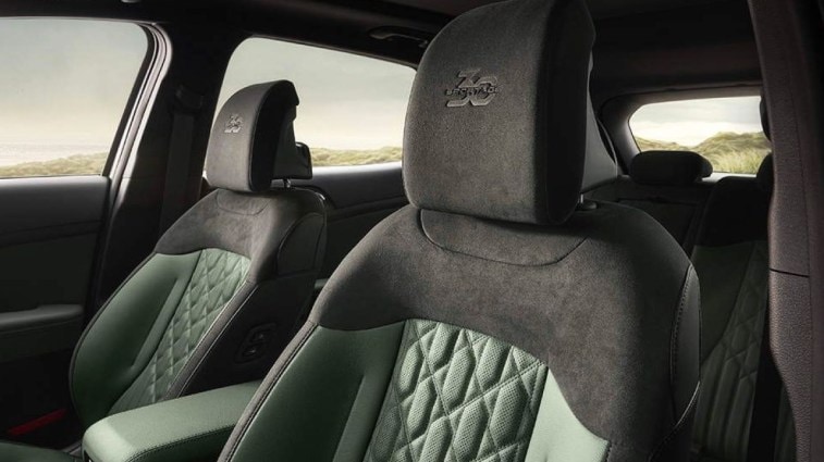 The seats of the 2024 Kia Sportage 30th anniversary edition