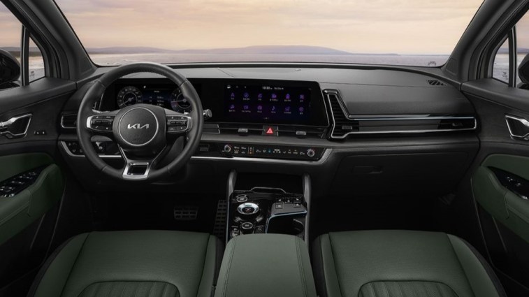The interior of the 2024 Kia Sportage 30th anniversary edition