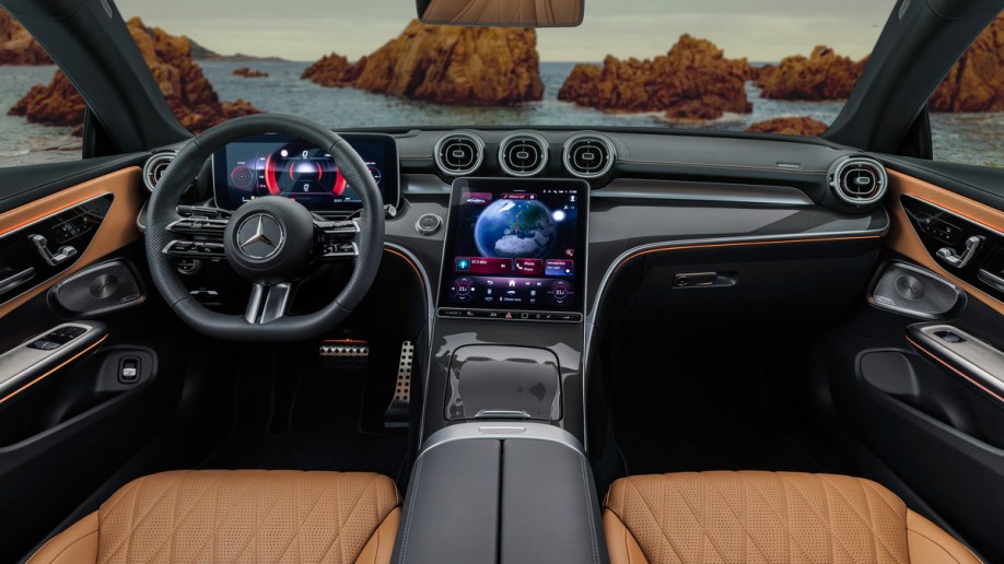 The interior of the 2024 Mercedes-Benz CLE coupe 
