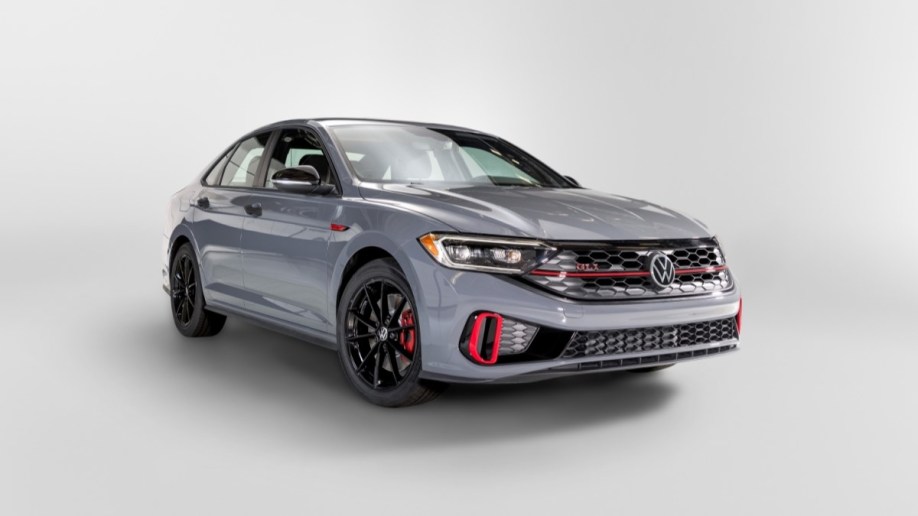 The 2024 Volkswagen Jetta GLI 40th Anniversary Edition seen from a front quarter angle