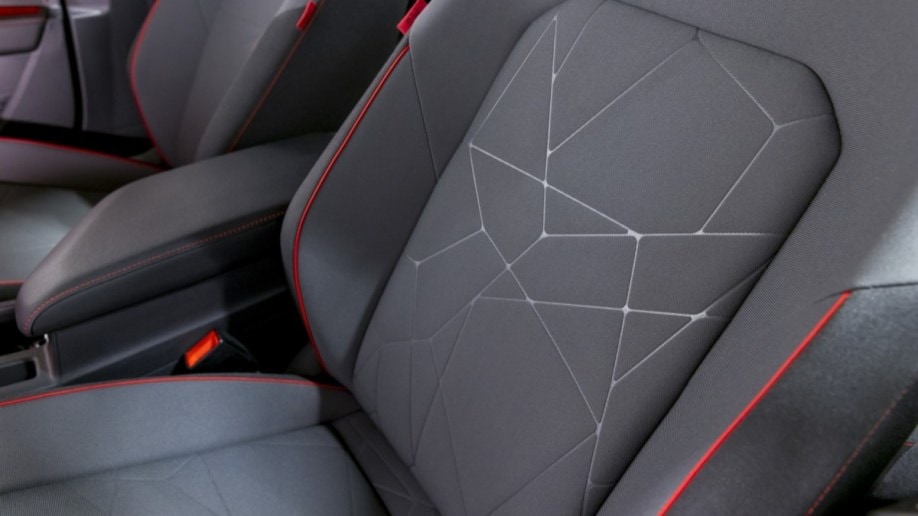 The seats of the 2024 Volkswagen Jetta GLI 40th Anniversary Edition