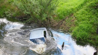 Flooded vehicle