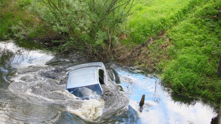 Flooded vehicle