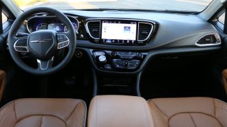 2023 Chrysler Pacifica PHEV Pinnacle interior dash.