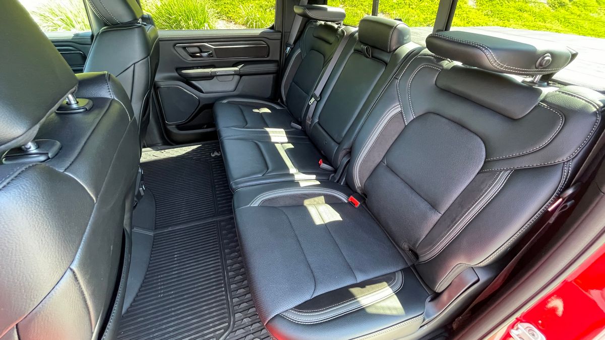 2023 Ram 1500 Rebel G/T rear seats.