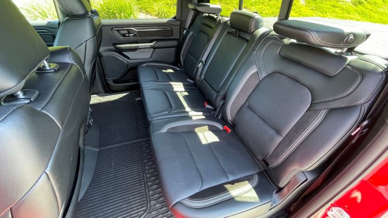 2023 Ram 1500 Rebel G/T rear seats.