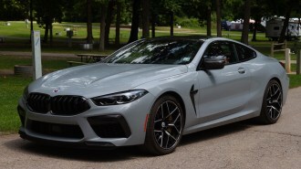 2023 BMW M8 Competition Coupe front 3/4 left