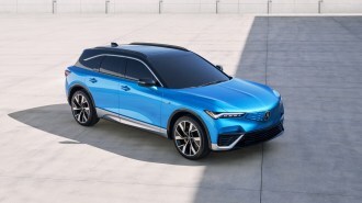 The 2024 Acura ZDX seen from overhead