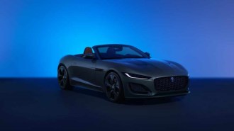 The 2024 Jaguar F-Type heavily shadowed