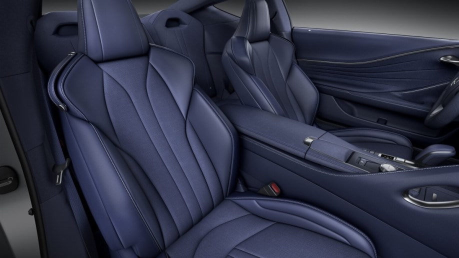 The seats of the 2024 Lexus LC Inspiration Series