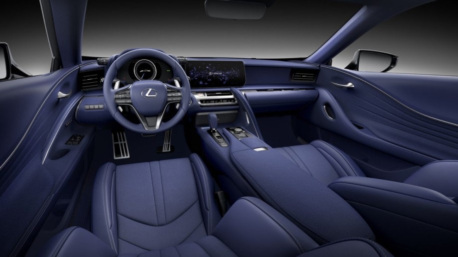 The interior of the 2024 Lexus LC Inspiration Series