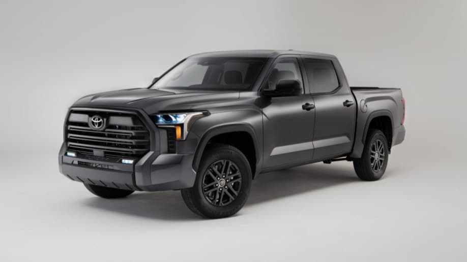 The 2024 Toyota Tundra seen from a front quarter angle