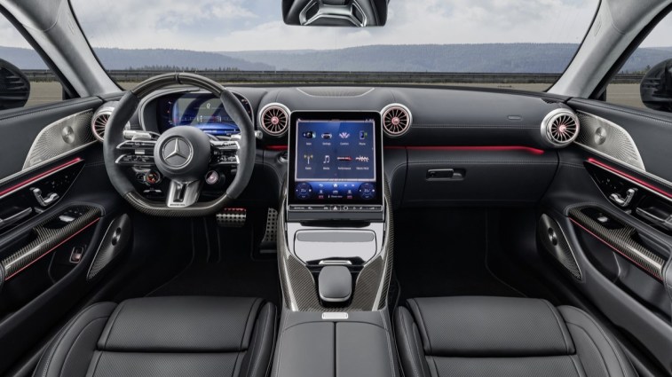 The interior of the 2025 Mercedes-AMG GT Coupe