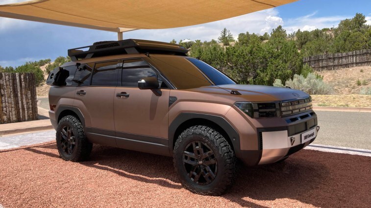 2024 Hyundai Santa Fe XRT concept in Santa Fe, New Mexico.