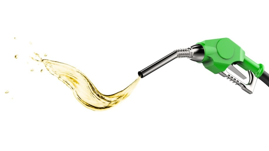 Diesel fuel pump handle