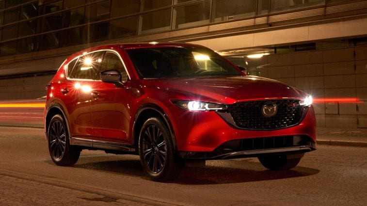 2017 Mazda CX-5 in red.