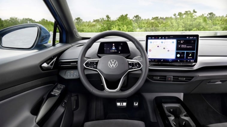 The new infotainment system of the 2024 Volkswagen ID.4