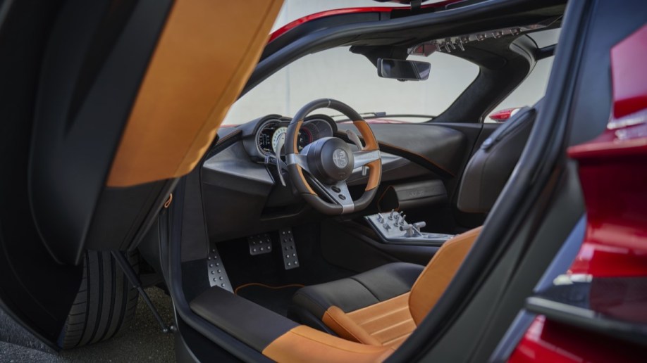 The interior of the 2024 Alfa Romeo 33 Stradale 