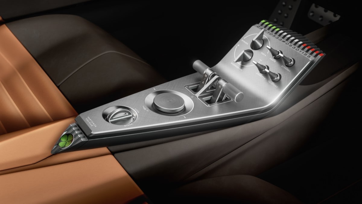The switchgear of the 2024 Alfa Romeo 33 Stradale