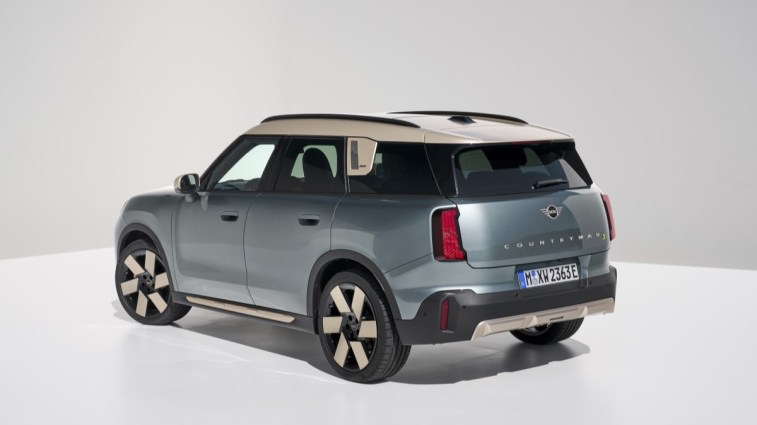 The 2025 Mini Countryman seen from a rear quarter angle