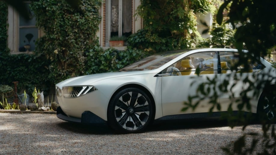 The BMW Vision Neue Klasse concept seen from a front quarter angle