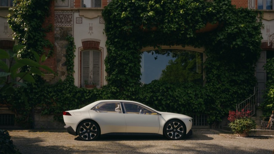 The BMW Vision Neue Klasse concept seen in profile