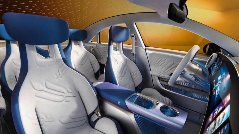 The seats of the Mercedes-Benz Concept CLA-Class