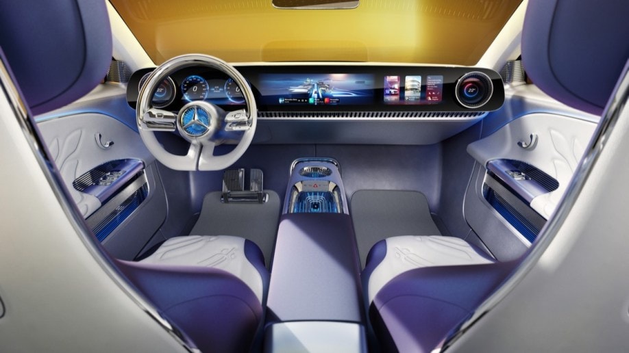 The interior of the Mercedes-Benz Concept CLA-Class