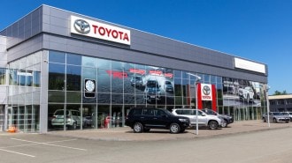 A Toyota dealership