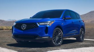 The 2024 Acura RDX seen from a front quarter angle
