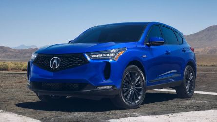 The 2024 Acura RDX seen from a front quarter angle