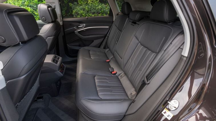 2024 Audi Q8 e-tron rear seats.