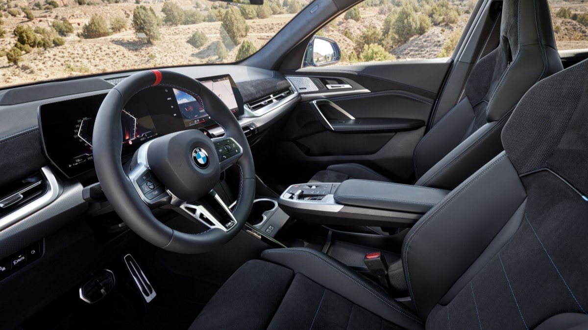 The interior of the 2024 BMW X2