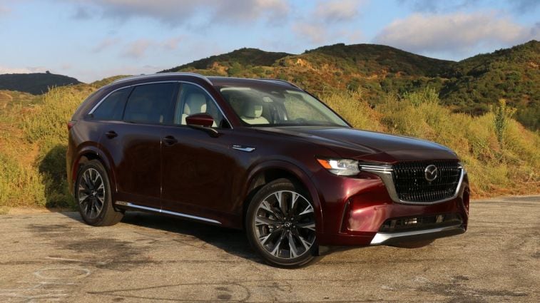 2024 Mazda CX-90 in Artisan Red Metallic on GMR.