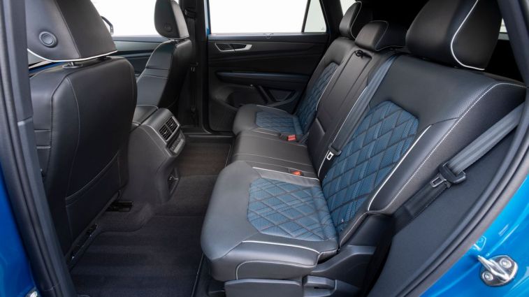 2024 Volkswagen Atlas Cross Sport rear seats.
