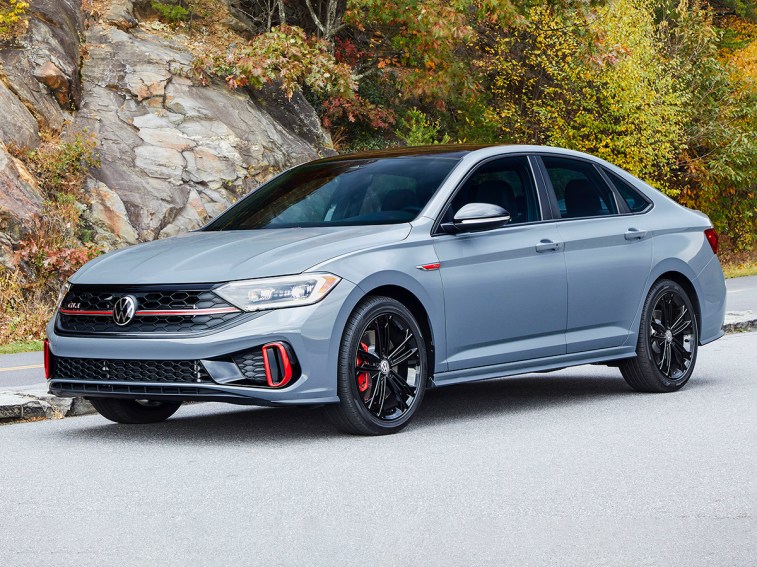 2024 Volskwagen Jetta GLI in grey.