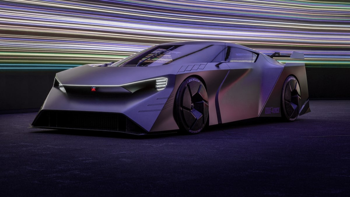 The Nissan Hyper Force Concept seen from a front quarter angle