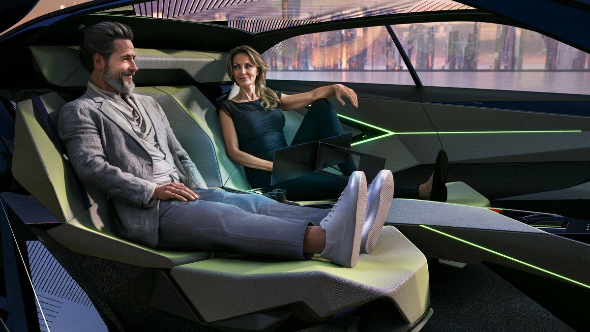 The interior of the Nissan Hyper Urban Concept