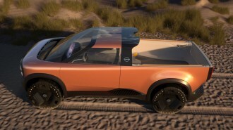 The Nissan Surf-Out Concept seen in profile