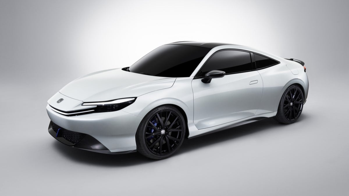 The Honda Prelude Concept seen from a front quarter angle
