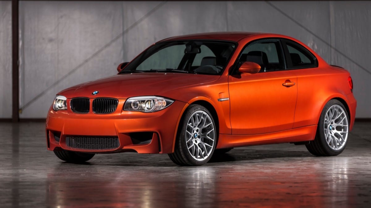 The 2011 BMW 1M Coupe seen from a front quarter angle