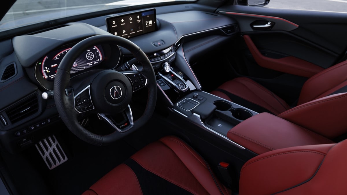 The interior of the 2024 Acura TLX