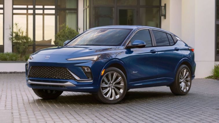 2024 Buick Envista Avenir in Ocean Blue Metallic.