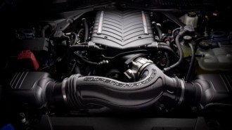 The Ford Performance Parts supercharger kit for the 2024 Ford Mustang