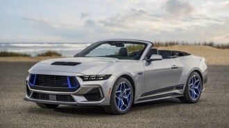 The 2024 Ford Mustang GT California Special seen from a front quarter angle