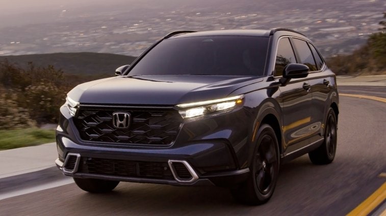 2024 Honda CR-V in blue.