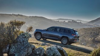 The 2024 Jeep Grand Cherokee L seen in profile